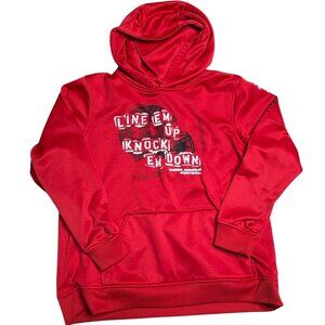 Under Armour Football Hoodie Boys  Size Youth Large Red